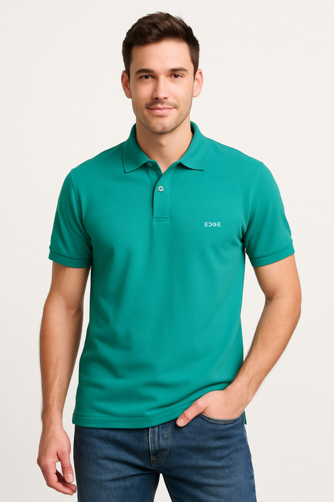 Luxe Polo - Sea Green