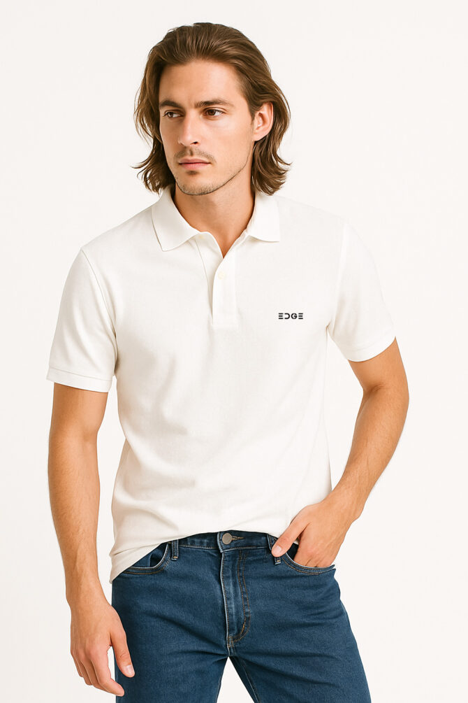 Luxe Polo - White